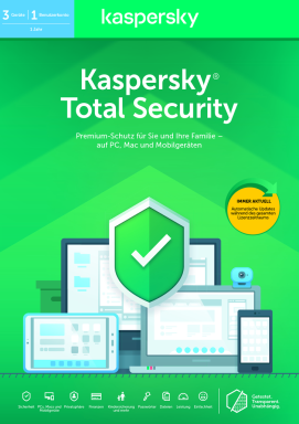 KASPERSKY LAB Total Security 3 Geraete FFP Box (DE)