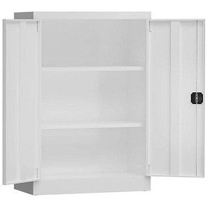 LÜLLMANN Stahlschrank ClassiX X-530327 signalweiß 92,0 x 42,0 x 120,0 cm, aufgebaut
