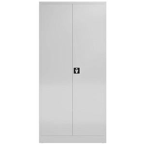 LÜLLMANN Putzmittelschrank X-545540 lichtgrau 92,0 x 42,0 x 194,5 cm, aufgebaut