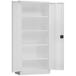 LÜLLMANN Stahlschrank ClassiX X-530337 signalweiß 80,0 x 38,0 x 180,0 cm, aufgebaut
