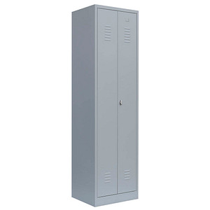 LÜLLMANN Spind lichtgrau 510420, 1 Schließfach 60,0 x 50,0 x 180,0 cm