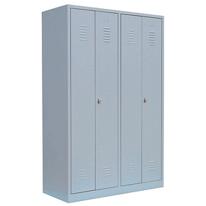 LÜLLMANN Spind lichtgrau 510440, 1 Schließfach 117,0 x 50,0 x 180,0 cm