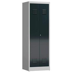 LÜLLMANN Spind ClassiX anthrazit, lichtgrau X-510428, 1 Schließfach 59,0 x 50,0 x 180,0 cm