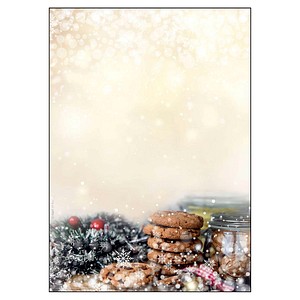Weihnachts-Motiv-Papier, A4, 90g Winter Smell, mit Duft nach Zimt