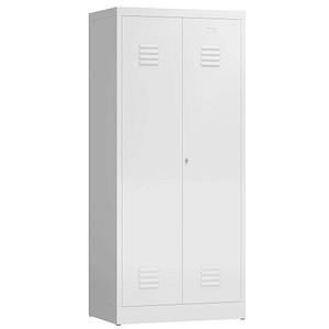LÜLLMANN Spind ClassiX signalweiß X-515427, 1 Schließfach 80,0 x 50,0 x 180,0 cm