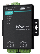 MOXA Serial Device Server, 2 Port, RS-422/485, Nport-5230A