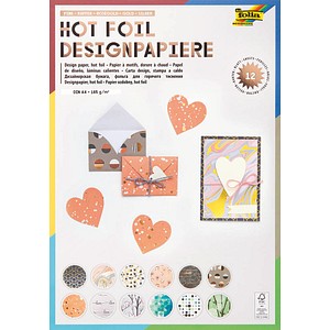 folia Designpapierblock "Hotfoil III", DIN A4, 165 g/qm