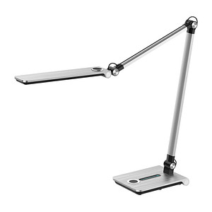 Hansa LED-Tischleuchte "Wave", Standfuß, silber-gebürstet