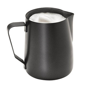 APS Milch-/Universalkanne, Edelstahl schwarz, 0,6 l