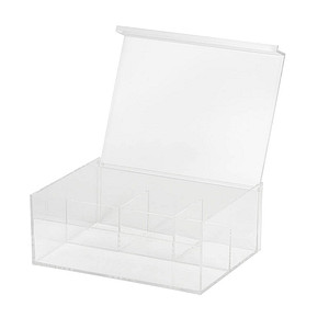 APS Teebox / Multibox, aus Kunststoff, transparent