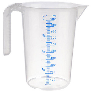 APS Messbecher STACKABLE, 1,0 Liter, transparent