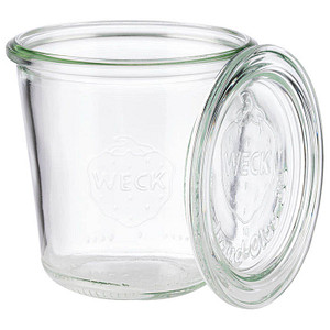 APS Weck-Glas mit Deckel, Sturz-Form, 290 ml, 6er Set