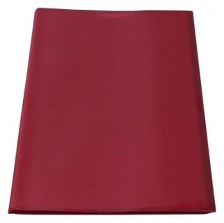 EXXO by HFP Flexibles Sichtbuch / Sichthüllenmappe / Soft-Schtbuch, A4, aus PP, mit 20 fest eingeschweißten und oben offenen Klarsichthüllen, mit Hülle auf dem Front- und Rückendeckel, Farbe: transparent rot– 1 Stück