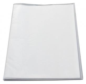 EXXO by HFP Flexibles Sichtbuch / Sichthüllenmappe / Soft-Schtbuch, A4, aus PP, mit 20 fest eingeschweißten und oben offenen Klarsichthüllen, mit Hülle auf dem Front- und Rückendeckel, Farbe: transparent– 1 Stück