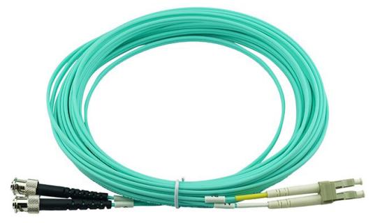 CBO BlueOptics LWL Patchkabel LC / ST MM OM3 aqua 5,0m