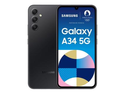 SAMSUNG Galaxy A34 256GB Black 6.6" 5G (6GB) Android