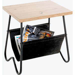 HAKU Möbel Beistelltisch Holz eiche 48,0 x 40,0 x 51,0 cm