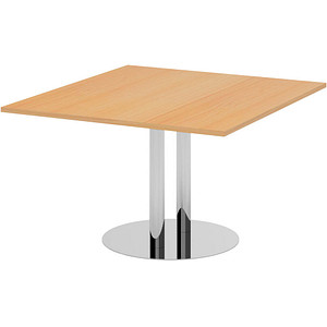 HAMMERBACHER Verbindungsplatte KT12S buche, chrom rechteckig 120,0 x 130,0 x 74,0 cm