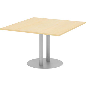 HAMMERBACHER Verbindungsplatte KT12S ahorn, silber rechteckig 120,0 x 130,0 x 74,0 cm