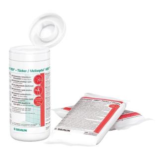 Meliseptol® HBV Tücher in Spenderbox | 100 Tücher Desinfektionstücher zur schnellen Wischdesinfektion +++ DESINFEKTIONSMITTEL VORSICHTIG VERWENDEN. VOR GEBRAUCH STETS ETIKETT UND PRODUKTINFORMATIONEN LESEN. +++