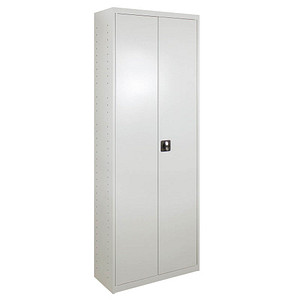 ADB Stahlschrank 40828 lichtgrau 71,0 x 30,0 x 195,0 cm, aufgebaut