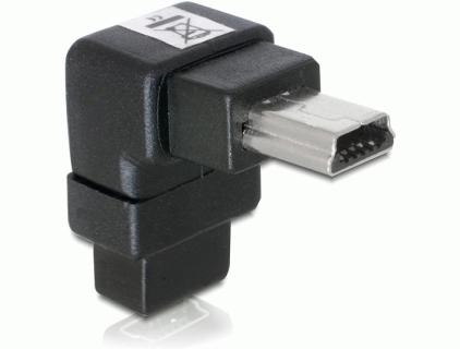 DELOCK Adapter USB-B mini 5pin St / Bu 90Gradgewink.