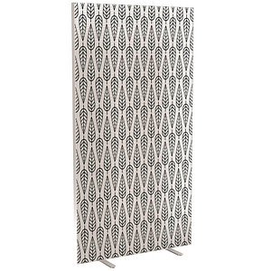 PAPERFLOW Trennwand easyScreen Black & White 60485 bunt 94,0 x 173,4 cm