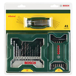 BOSCH +25 teiliges Schrauberbit-Set Bohrer- und Bit-Set