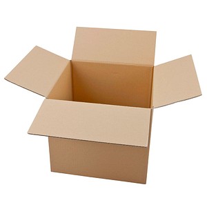 20 Nestler Wellpapp-Faltkartons 1-wellig braun 33,0 x 29,0 x 31,7 cm Außenmaß