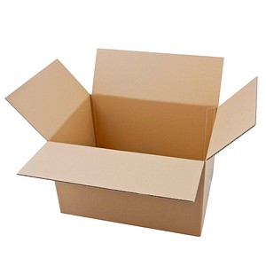 20 Nestler Wellpapp-Faltkartons 1-wellig braun 44,3 x 32,3 x 27,8 cm Außenmaß