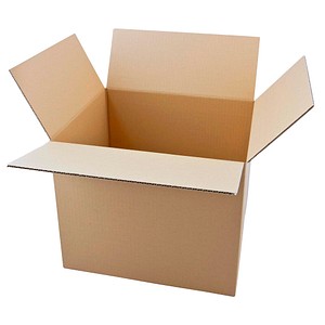 20 Nestler Wellpapp-Faltkartons 1-wellig braun 39,0 x 33,0 x 33,7 cm Außenmaß