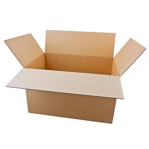 20 Nestler Wellpapp-Faltkartons 1-wellig braun 62,0 x 41,0 x 36,7 cm Außenmaß