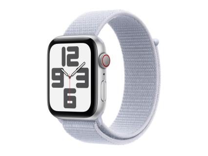 Apple Watch SE 44 mm Aluminium (GPS+Cellular) Sport Loop  blaue Wolke, silber