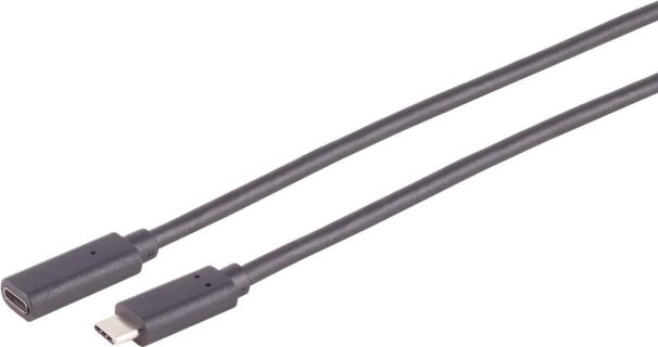 S-CONN maximum connectivity USB C-C Kabel USB-C Verlängerungskabel, 3.2 Gen 2x2