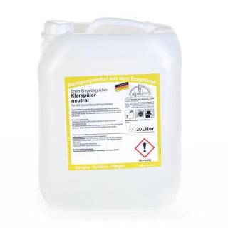 Erster Erzgebirgischer Klarspüler Neutral | 20 Liter ph-Wert 7, für alle Gewerbespülmaschinen