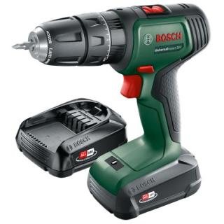 BOSCH Home & Garden UniversalImpact 18V+46AC+SBX Akku-Schlagbohrschrauber-Set 18,0 V, mit 1 Akku