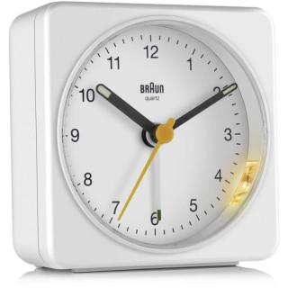 BRAUN BC 03 W Quarzwecker analog weiß