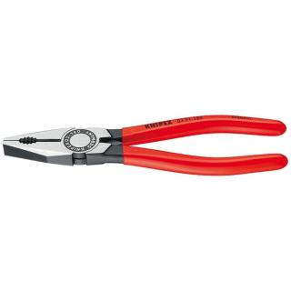 KNIPEX Kombizange 180 mm Zange schwarz atramentiert, Kopf poliert, Griffe mit K
