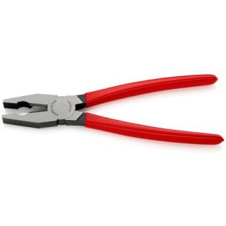 KNIPEX Kombizange 250 mm, Griffe kunststoffüberzogen Zange schwarz atramentiert