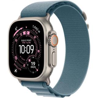 APPLE Watch Ultra 3 Titanium Cellular 49mm Natur (Alpine Loop hellblau) Large