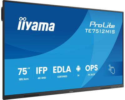 IIYAMA TE7512MIS-B4AG 190,5cm (75")
