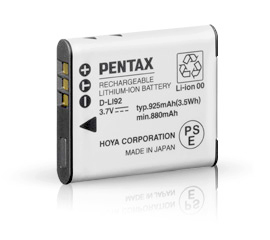 Pentax D-LI92 Li-Ionen-Akku
