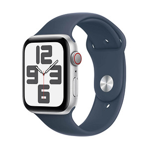 Apple Watch SE 44 mm (GPS+Cellular) Sportarmband M/L  sturmblau