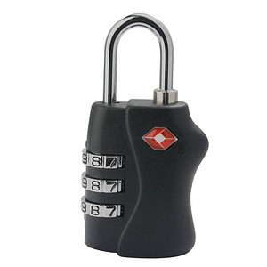 pavo Vorhängeschloss schwarz