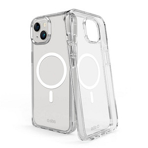 sbs MagSafe Handy-Cover für Apple iPhone 14 Plus, iPhone 15 Plus transparent