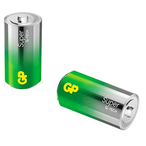 2 GP Batterien SUPER Baby C 1,5 V