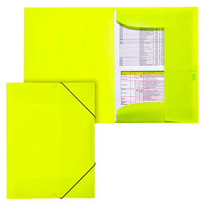 HERMA Eckspannermappe, aus PP, DIN A3, neon-gelb