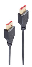 S-CONN shiverpeaks BASIC-S DisplayPort 1.4 Kabel, slim, schwarz 1,5 m, DisplayP