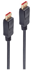 S-CONN shiverpeaks BASIC-S DisplayPort 1.4 Kabel, schwarz, 5,0 m DisplayPort St