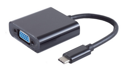 SHIVERPEAKS BASIC-S USB 3.1 - VGA Adapterkabel USB 3.1 C-Stecker - VGA-Kupplung